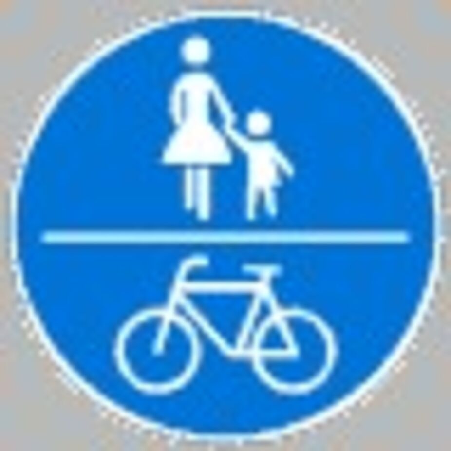 Gemeinsamer Rad- Fußweg (Schild 240) Zeichen 240