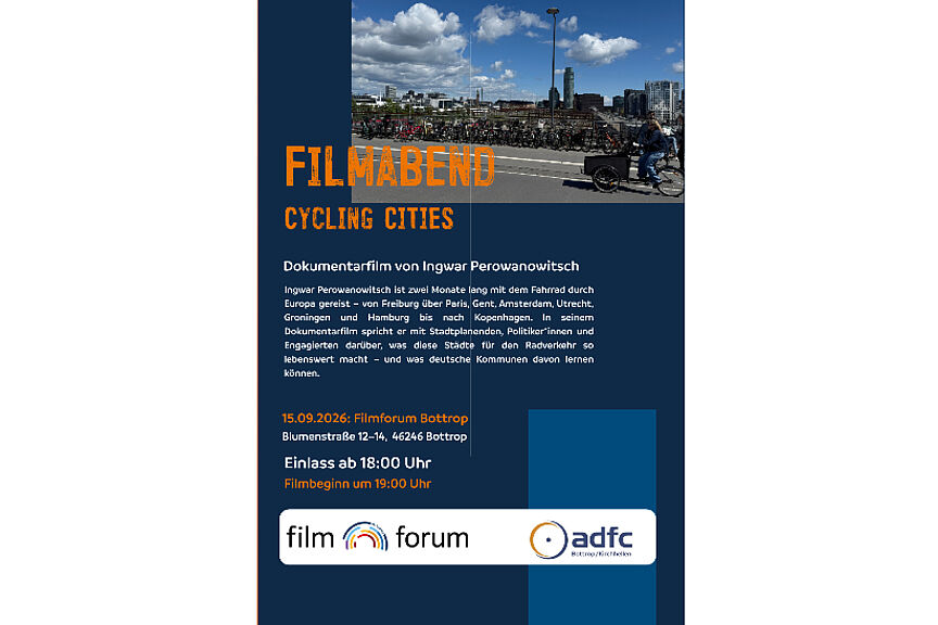 CyclingCitiesFlyer Filmvorführung